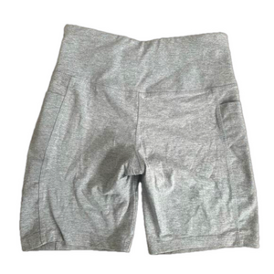 French Laundry Gray Biker Athletic Shorts with Pockets